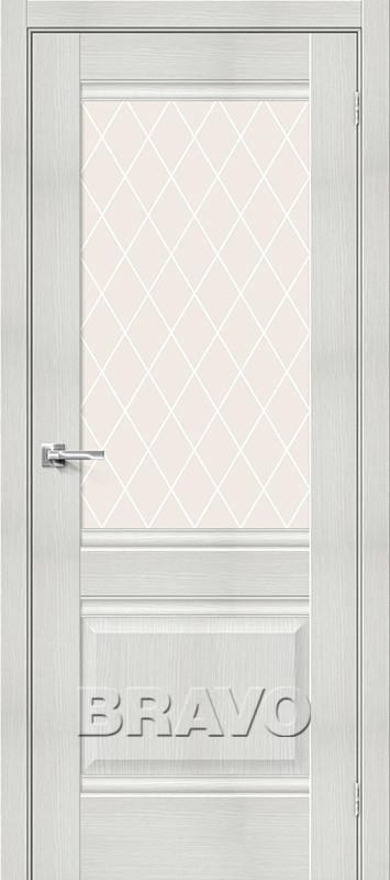 Браво Межкомнатная дверь Prima 3 White crystal ДО, арт. 12765 - фото №5