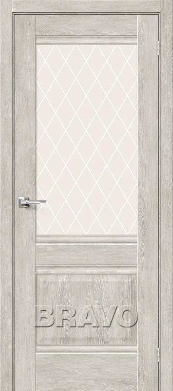 Браво Межкомнатная дверь Prima 3 White crystal ДО, арт. 12765 - фото №3