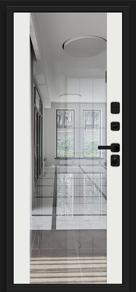 Браво Входная дверь Лайнер-3 Black Carbon, арт. 0005029 - фото №1