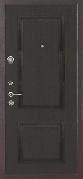 Маероль Входная дверь Купер серебро на черном, арт. 0005396 - фото №2